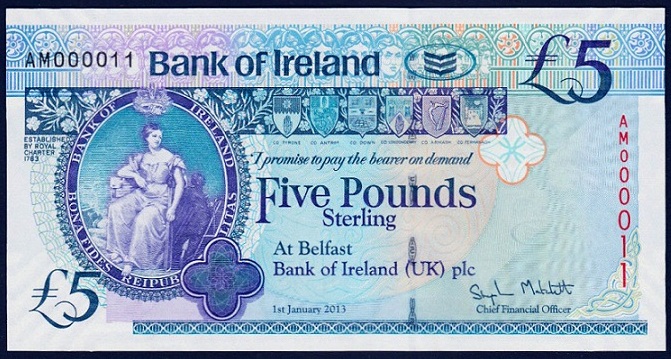 Bank of Ireland 5 Pounds 1st Jan. 2013 Matchett.jpg
