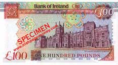 Bank of Ireland 100 Pounds 1995