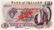 Bank of Ireland 10 Pounds 1984