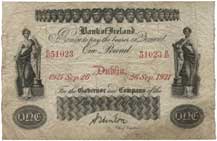 Bank of Ireland One Pound 1921