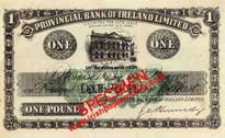 Provincial Bank of Ireland One Pound 1937
