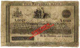 Ireland National Bank 3 Pounds