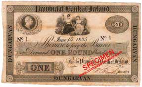 Provincial Bank of Ireland One Pound 1835