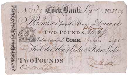 Cork Bank, Roberts and Leslie, Two Pounds