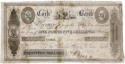 Cork Bank, 30 Shillings proof