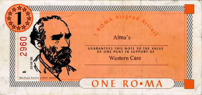 One Roma, sponsored by Alma's, in support of Western Care