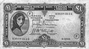 Ireland One Pound 1944