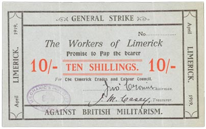 Limerick Soviet 10 Shilling