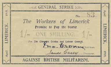 Limerick Soviet 1 Shilling