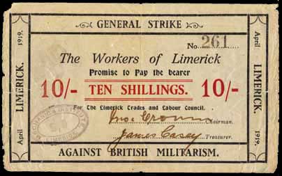 Limerick Soviet 10 Shilling