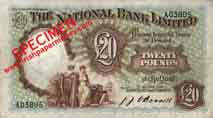 National bank 20 pounds