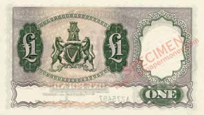 National Bank One Pound reverse