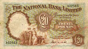 National Bank 20 Pounds 1939
