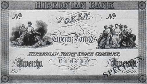 Hibernian Bank Twenty Pounds 1826