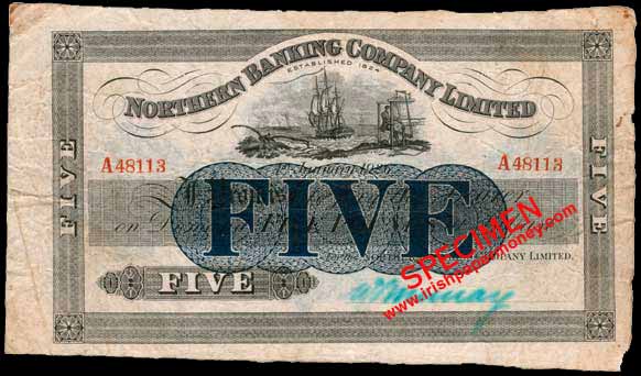 Northern Banking Company Limited, Five Pounds 1926