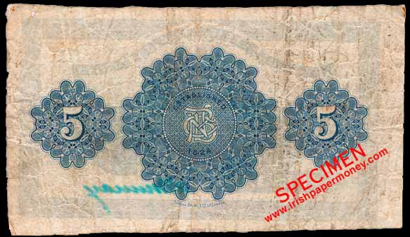 Northern Bank, Five Pounds 1926
