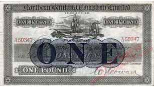 Northern Bank One Pound 1921