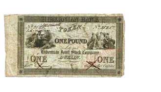 The Hibernian Bank One Pound 1826