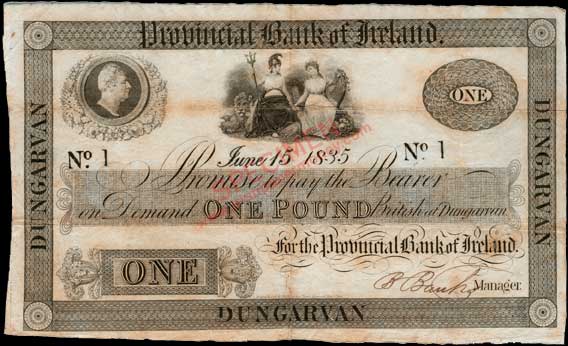 Provincial Bank of Ireland One Pound 1835