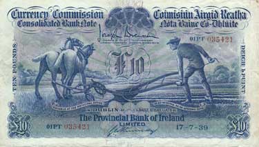 Provincial Bank of Ireland Ploughman notes