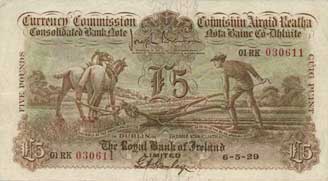 Royal Bank of Ireland Ploughman notes